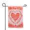 18" Watercolor Heart Valentine's Day Outdoor Garden Flag